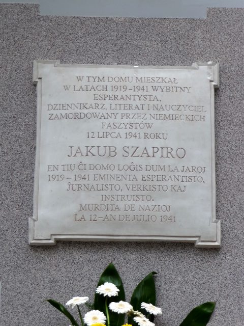 Spotkanie upamiętniające założyciela Białostockiego Towarzystwa Esperantystów - Jakuba Szapiro