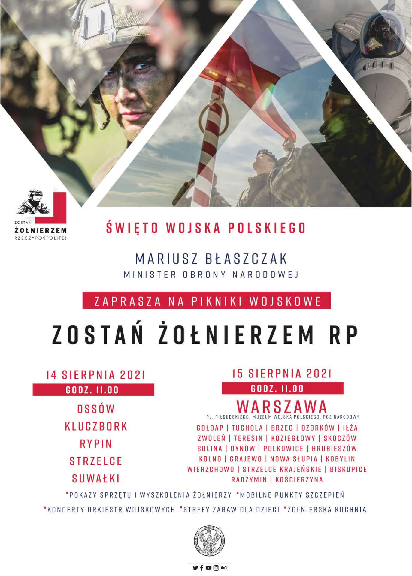 Pikniki wojskowe "Zostań żołnierzem RP" w Suwałkach, Grajewie i Kolnie