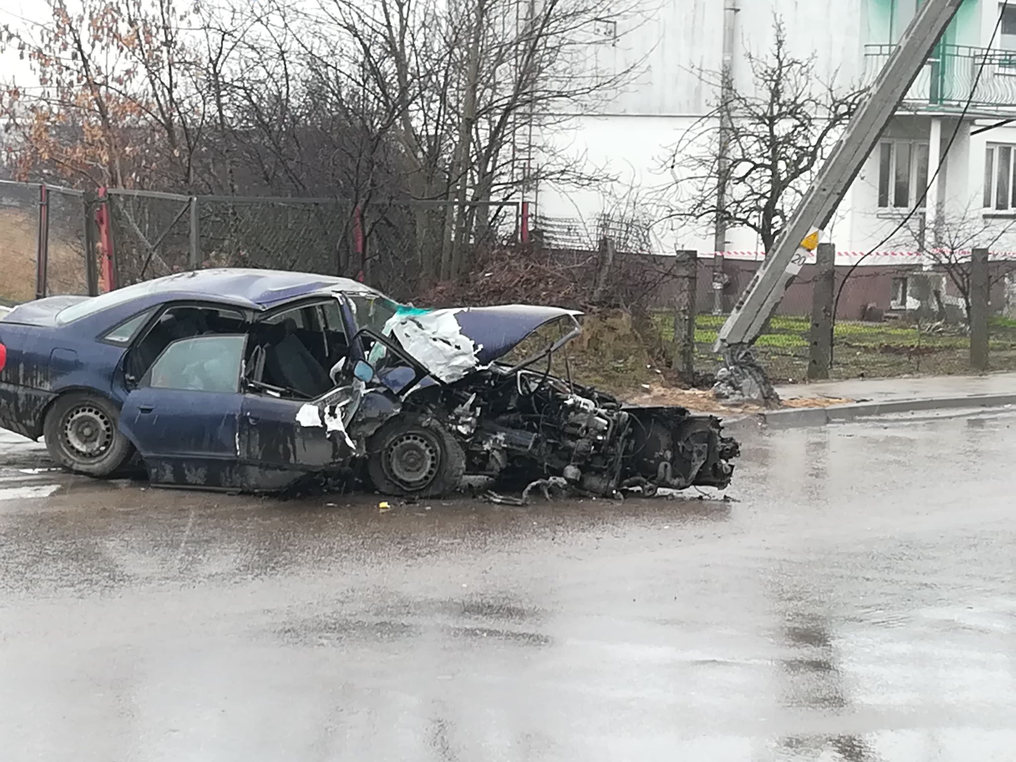 Wypadek w Grajewie - jedna osoba w szpitalu