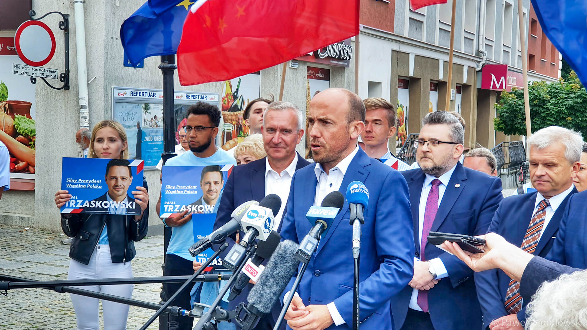 Szef PO namawiał w Podlaskiem do głosowania na Rafała Trzaskowskiego