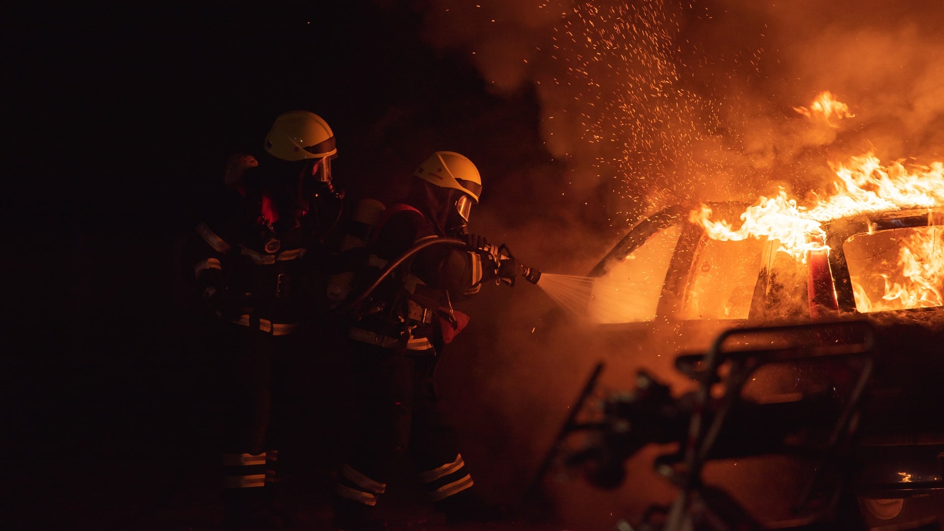 Pożar w Małym Płocku - jedna ofiara śmiertelna