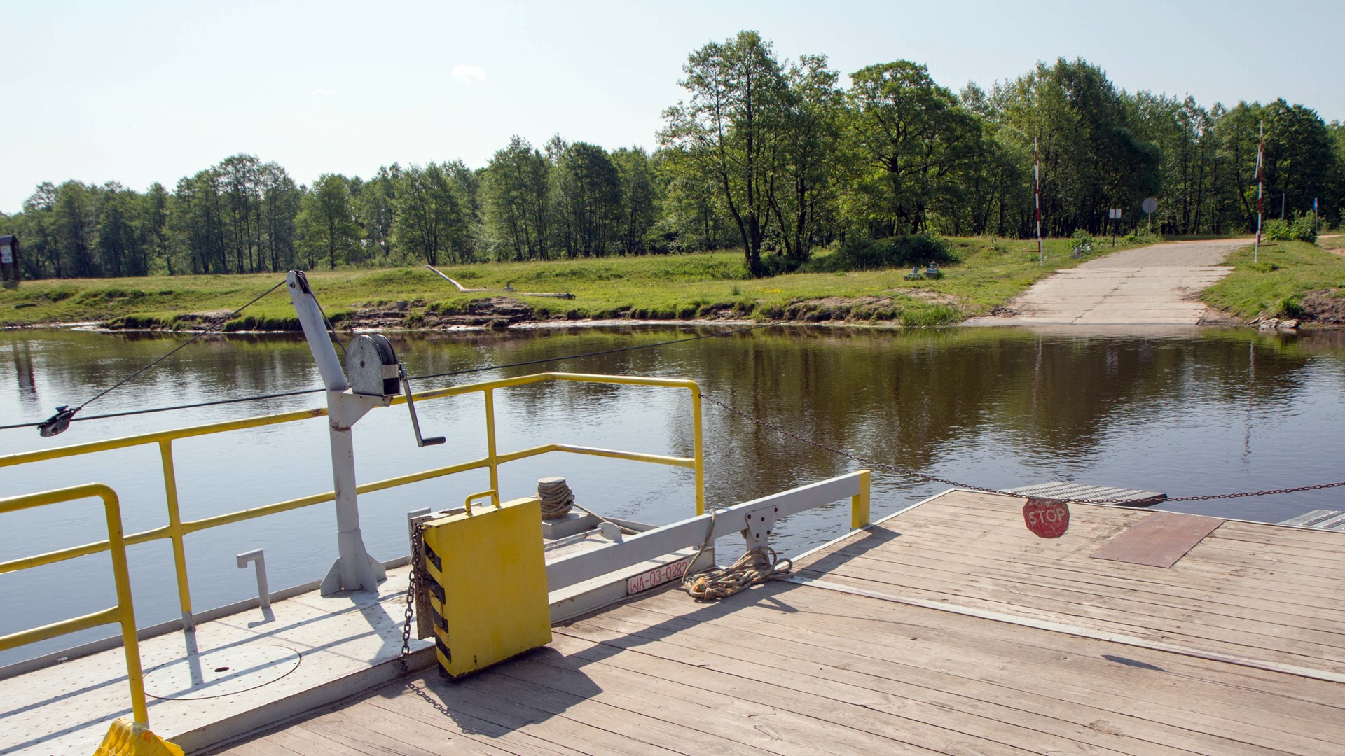 Na podlaskim odcinku Bugu kursuje ponownie jeden z trzech promów