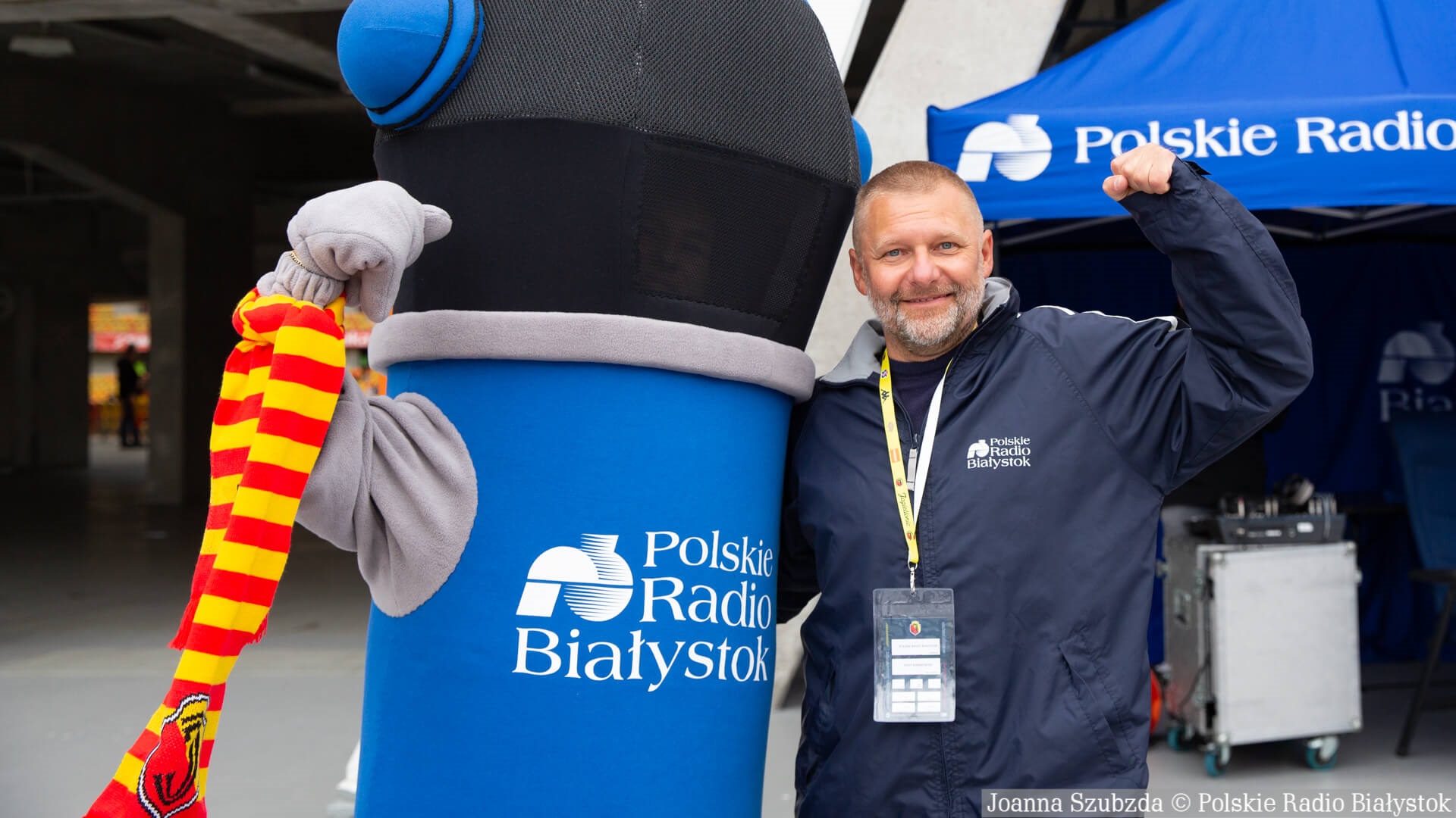 Przedmeczowe rozmowy z gośćmi i konkurs dla kibiców Jagiellonii Białystok