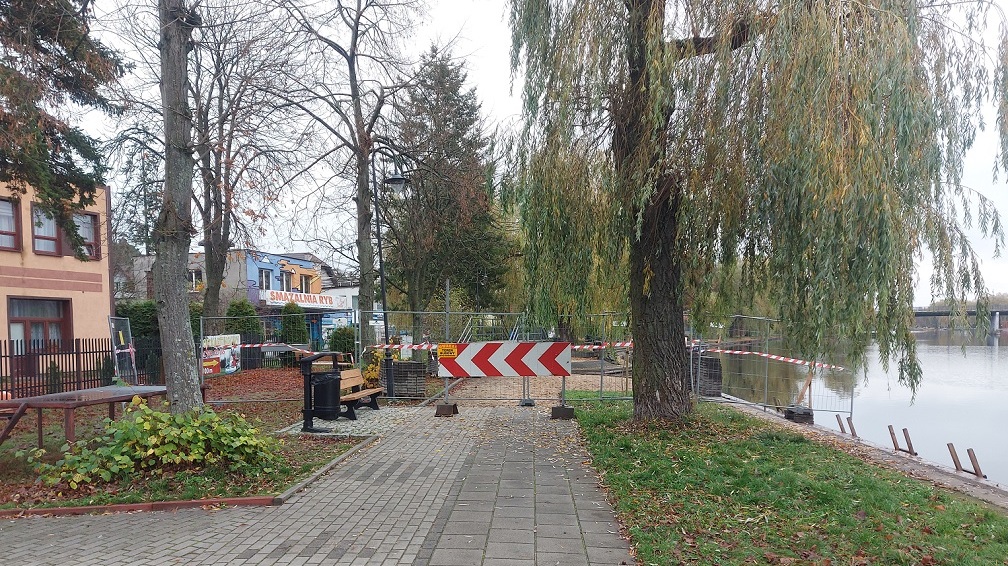 Poważne utrudnienia na bulwarach w Augustowie