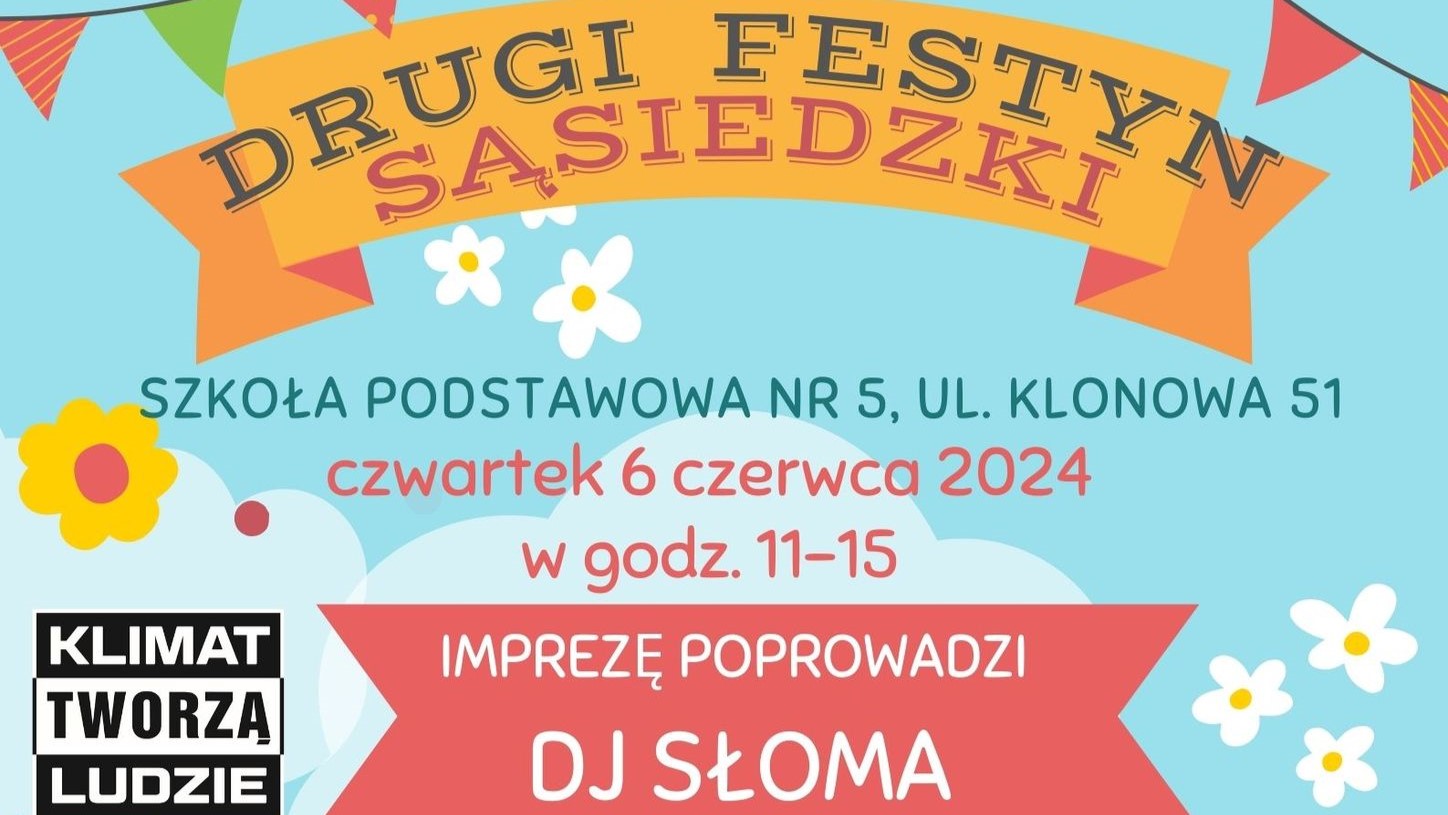 Będzie na sportowo, muzycznie i w szczytnym celu. Po raz drugi Szkoła Podstawowa nr 5 w Suwałkach organizuje Festyn Sąsiedzki