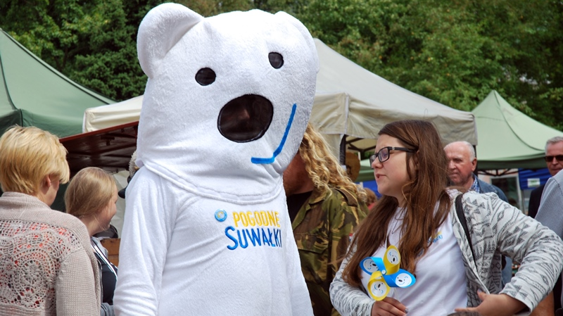 Czy z logo Suwałk zniknie biały miś? Hasło promocyjne bez zmian