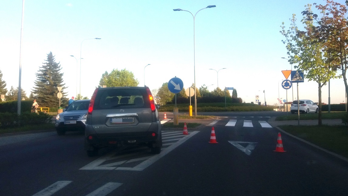 Kierowcy narzekają na źle zorganizowane prace drogowe w Suwałkach