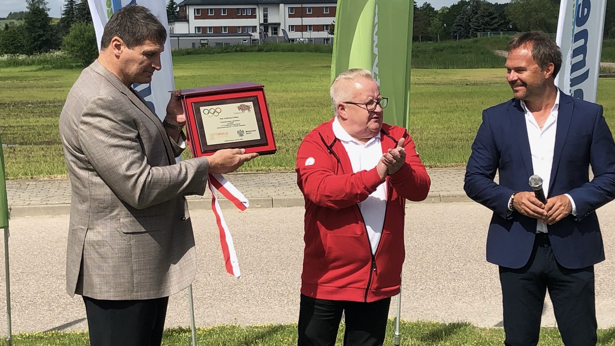 Andrzej Gołota odsłonił swoją tablicę w Alei Gwiazd Sportu w Szelmencie