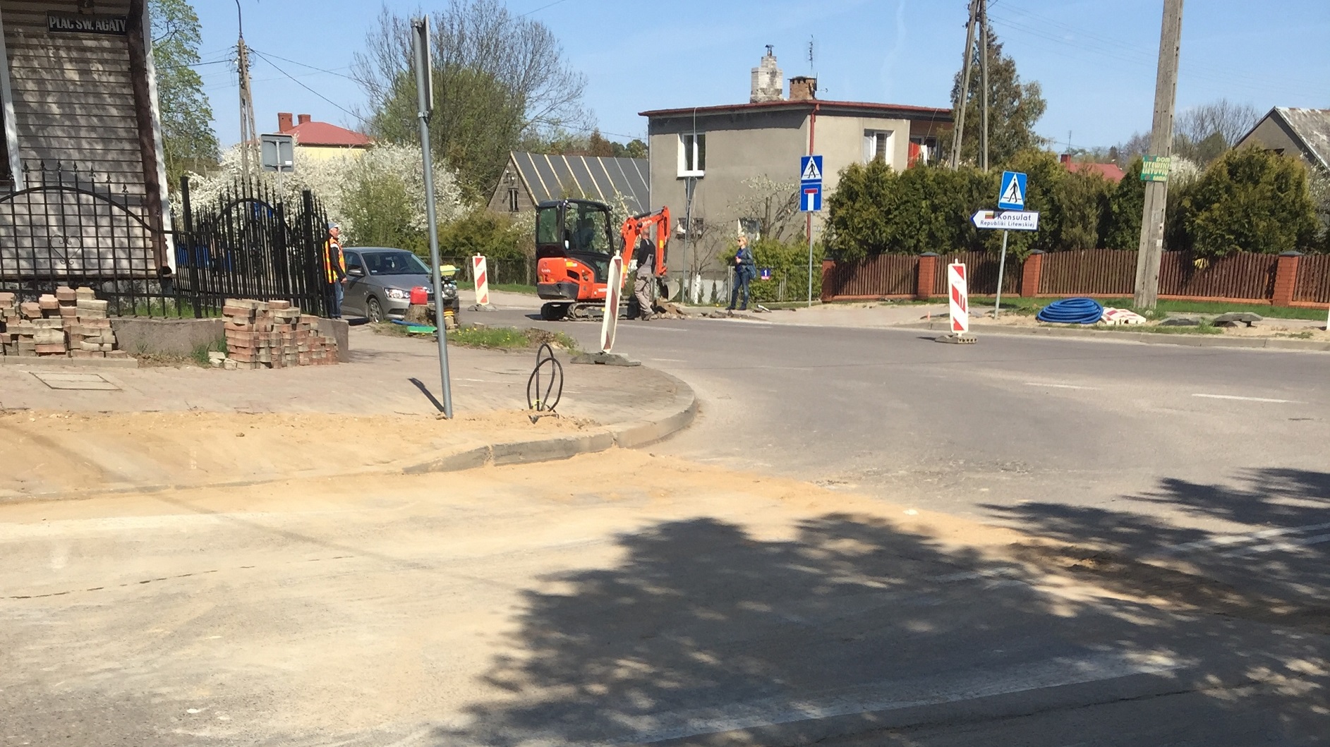 Na przejścia dla pieszych znajdujących się w powiecie sejneńskim będzie bezpieczniej