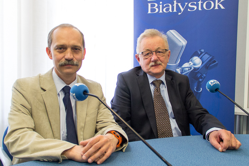 prof. Adam Tylicki i prof. Andrzej Górniak