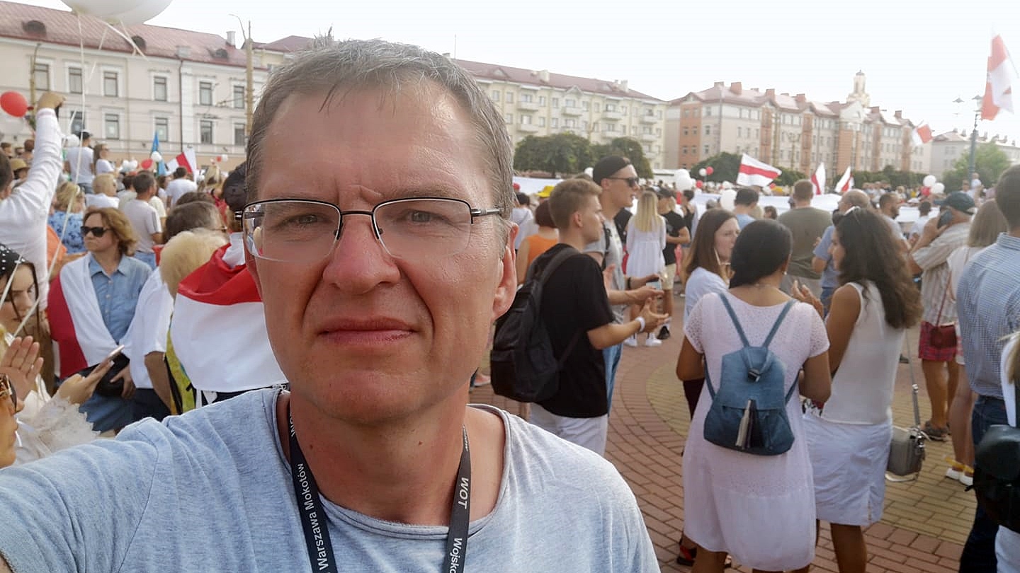 Członek zarządu Związku Polaków na Białorusi Andrzej Poczobut zatrzymany w Grodnie