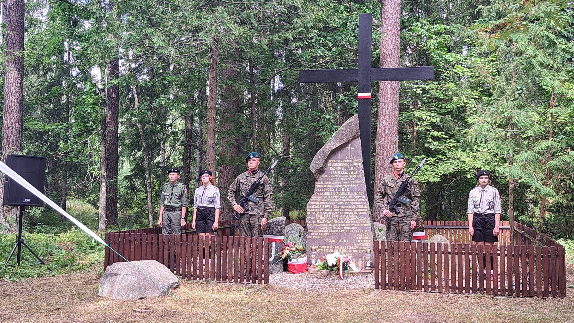 Mija 80. rocznica bitwy pod Okółkiem - harcerze wspominali zamordowanych partyzantów