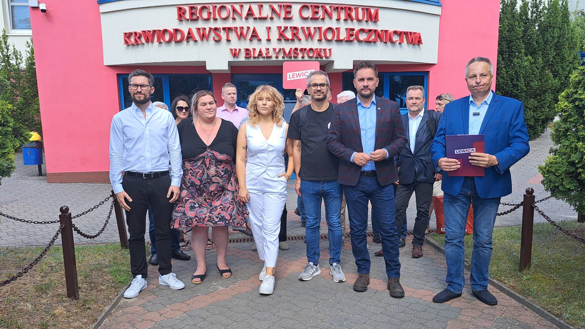 Przedstawiciele białostockiej Nowej Lewicy zachęcają do oddawania krwi