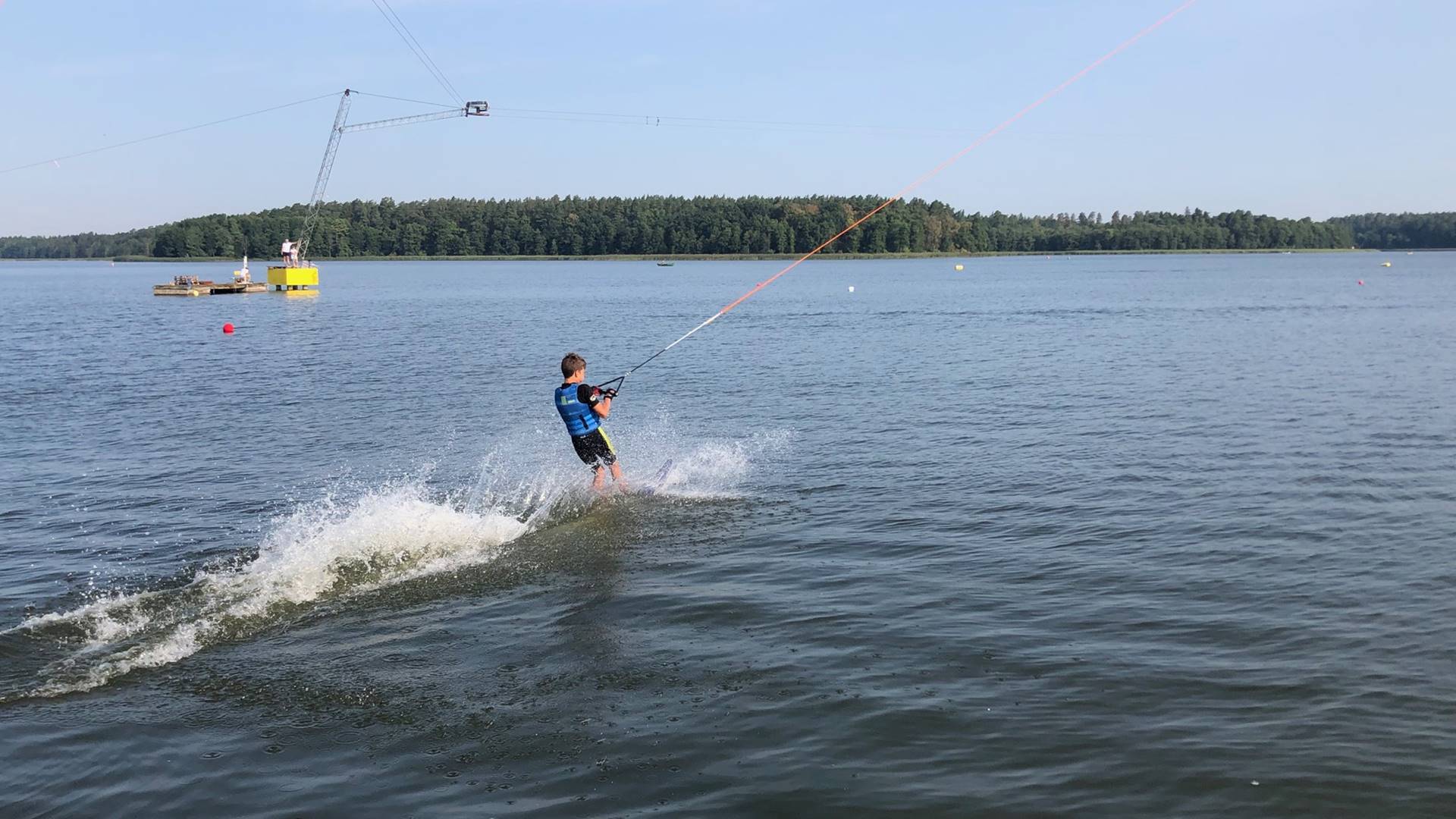 W Augustowie trwają Mistrzostwa Polski na wyciągu nart wodnych