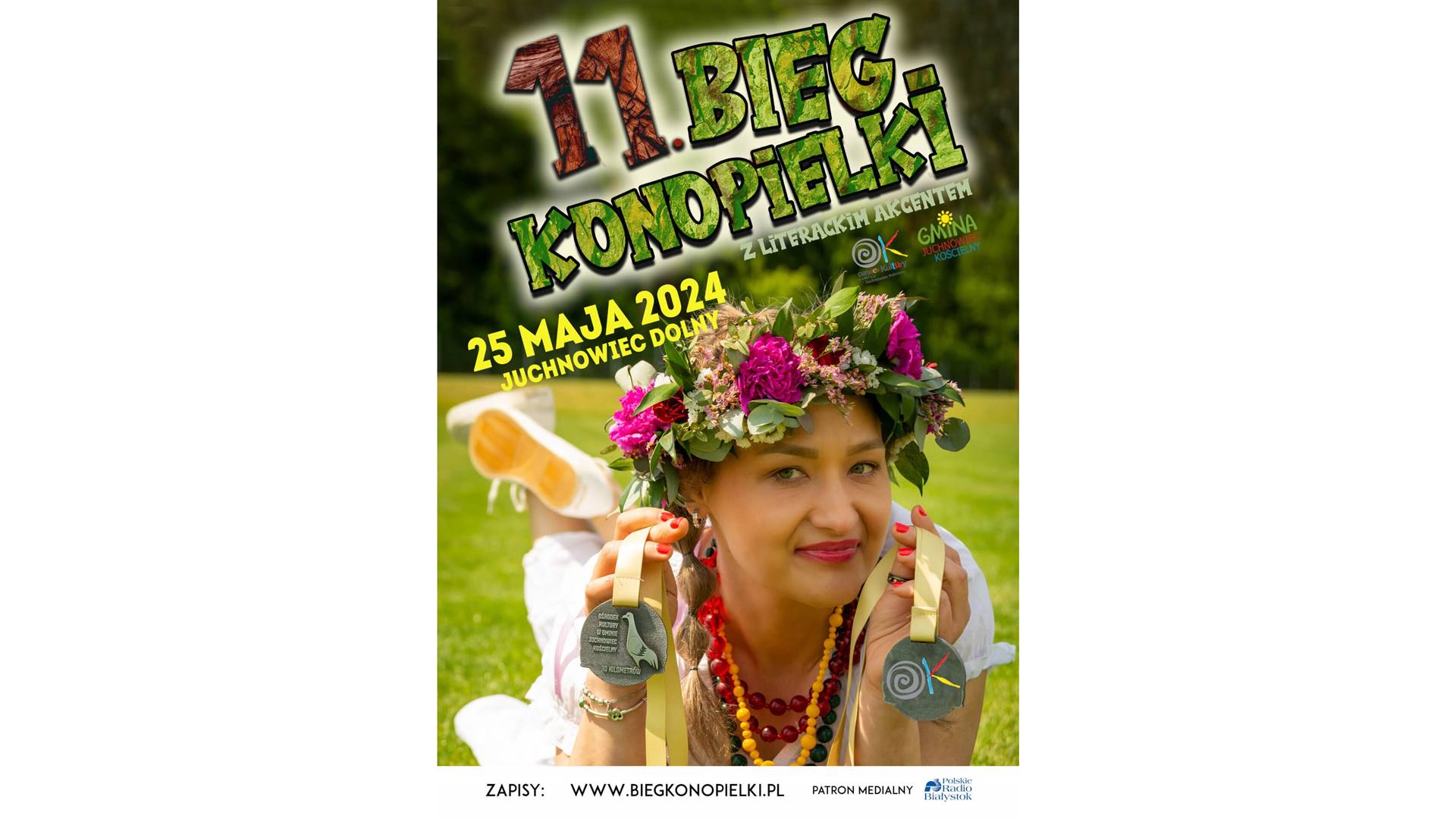 W Juchnowcu Dolnym rywalizowało około 200 biegaczy - tradycyjnie odbył się tam Bieg Konopielki