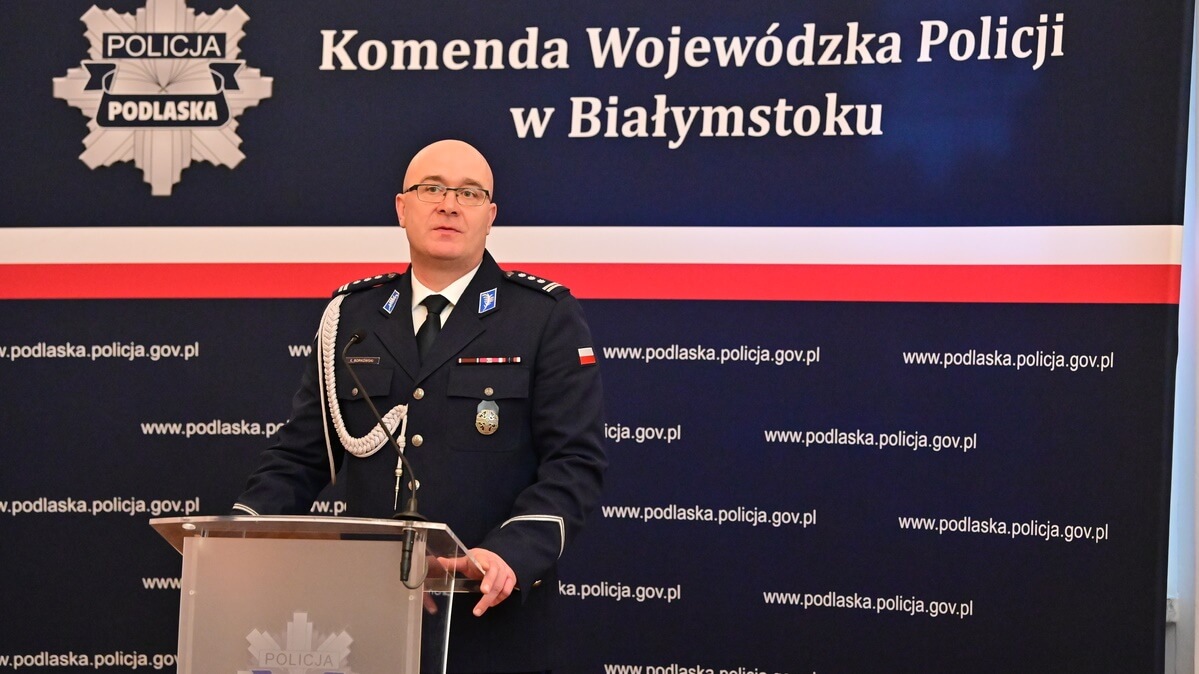 Inspektor Kamil Borkowski nowym komendantem wojewódzkim policji w Białymstoku