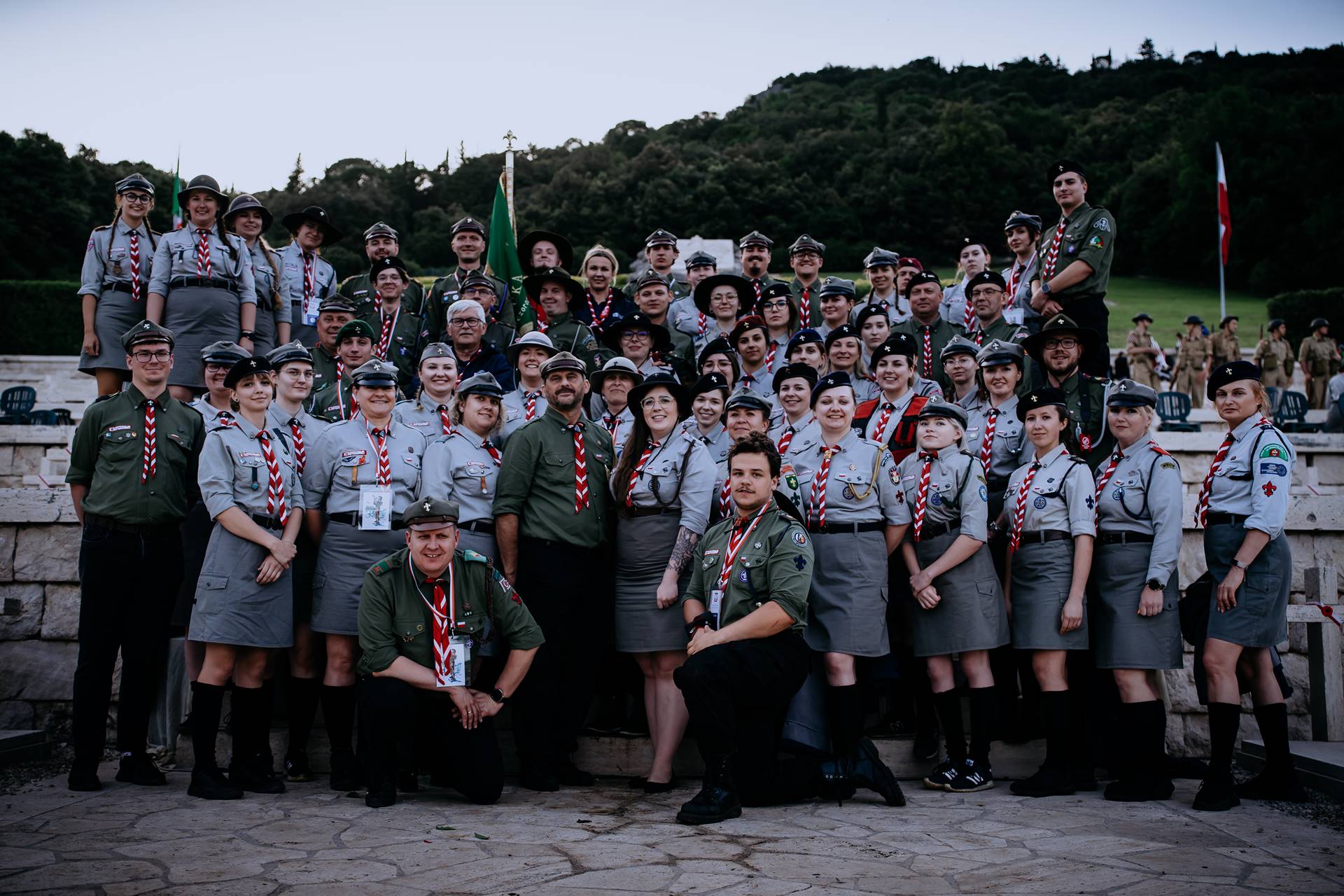 We Włoszech polscy harcerze i harcerki wzięli udział w obchodach 80. rocznicy bitwy o Monte Cassino