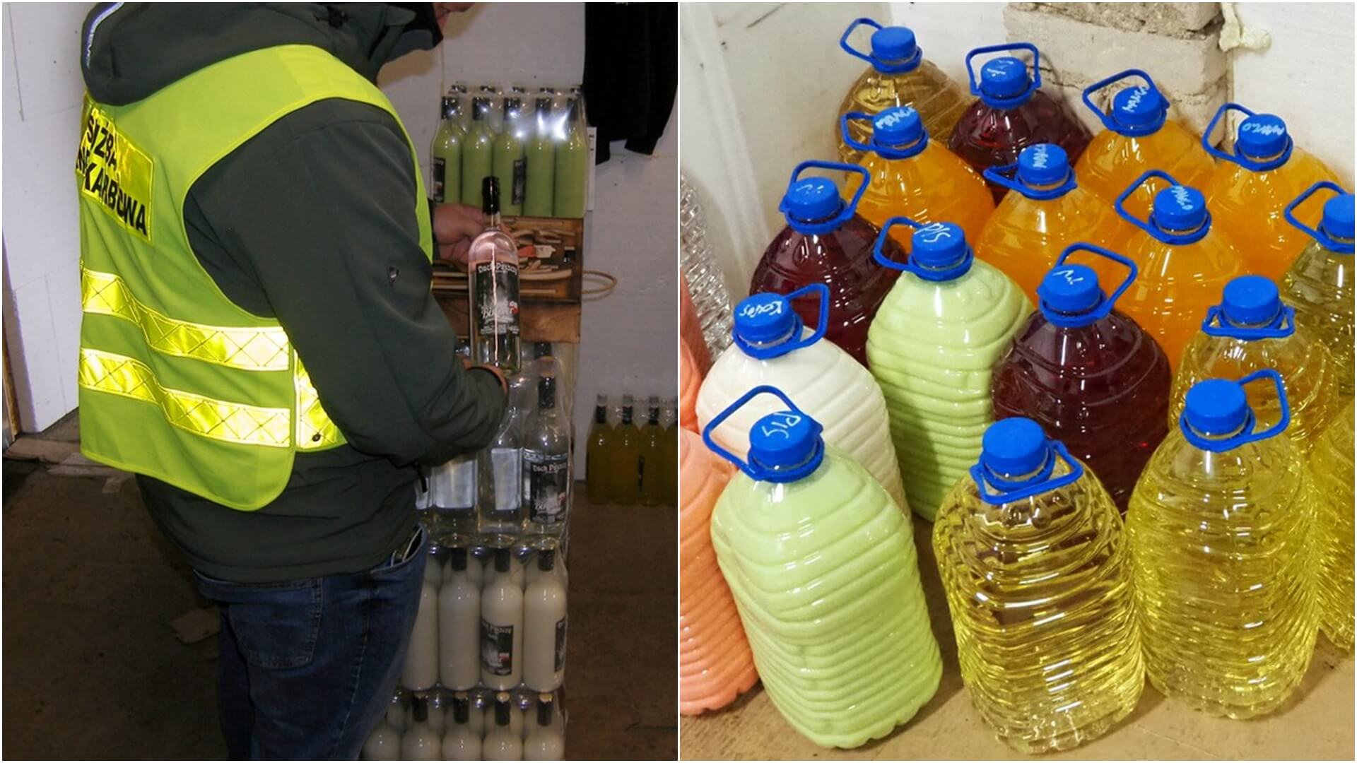 KAS zlikwidowała bimbrownię i rozlewnię nielegalnego alkoholu w gminie Sokoły [wideo]