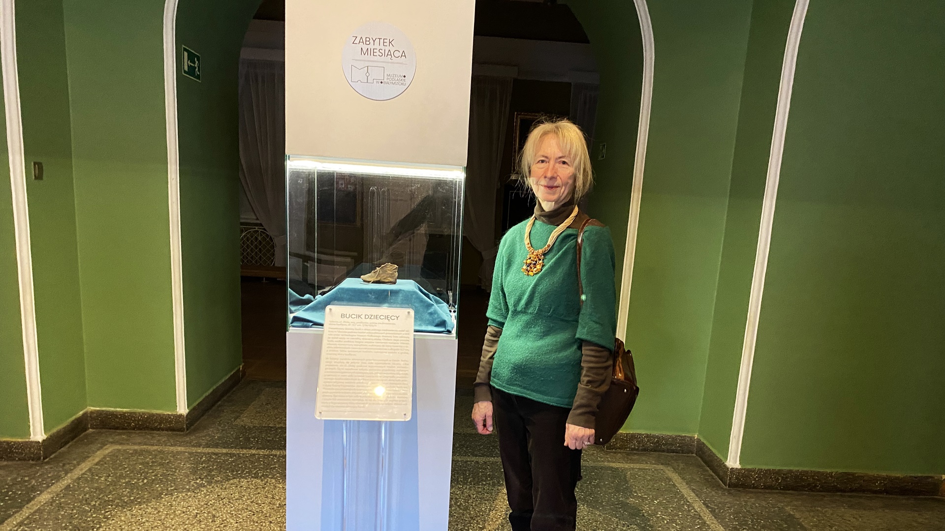 W ramach akcji "Zabytek miesiąca" można oglądać średniowieczny, dziecięcy bucik