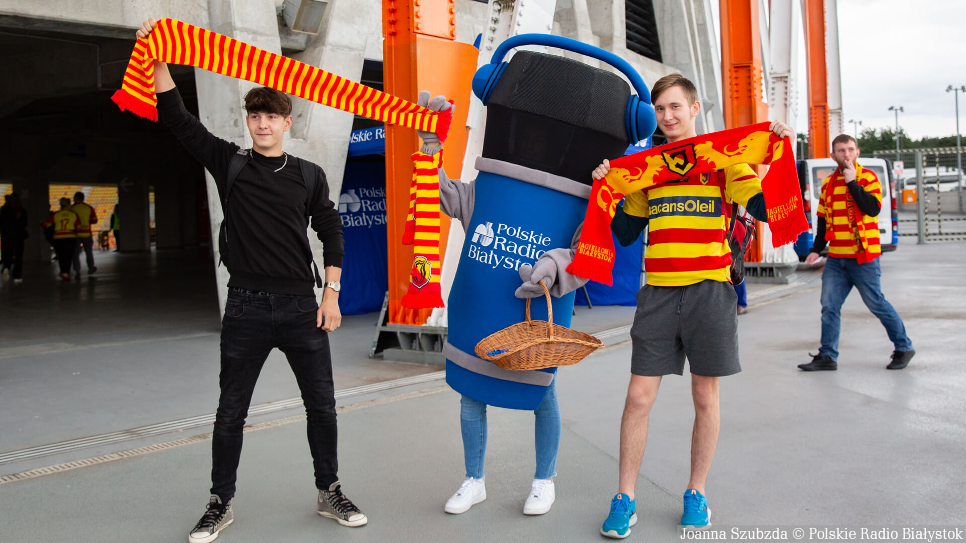 Specjalny program w Polskim Radiu Białystok przed meczem Jagiellonii z Piastem [zdjęcia]