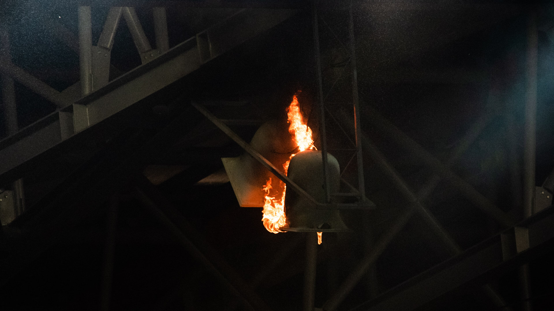 Interwencja strażaków podczas meczu Jagiellonii