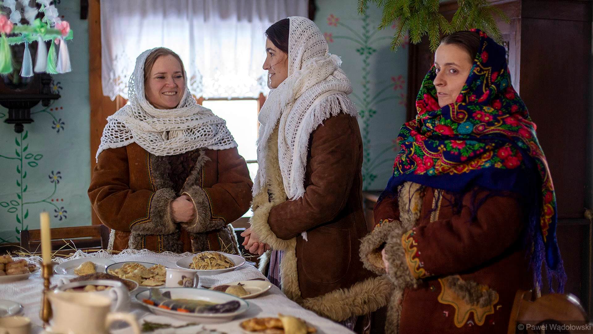 Kosa i siekiera pod stołem, kisiel owsiany na stole - zwyczaje wigilijne w XIX wieku w okolicach Ciechanowca [zdjęcia, wideo]