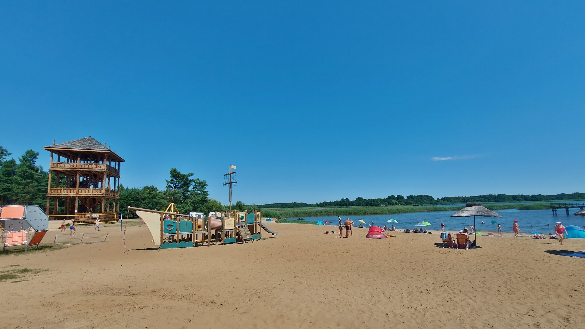 Zalew Siemianówka - raj dla plażowiczów i wędkarzy