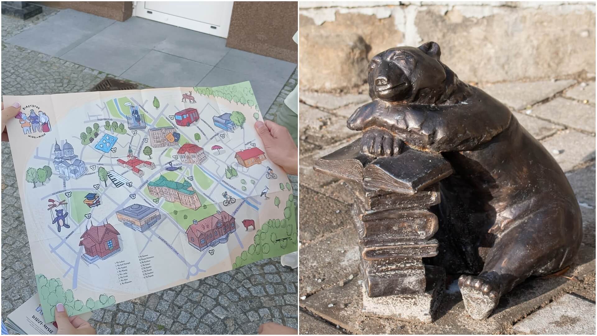 Powstała mapa z lokalizacjami wszystkich białostockich WidziMisiów