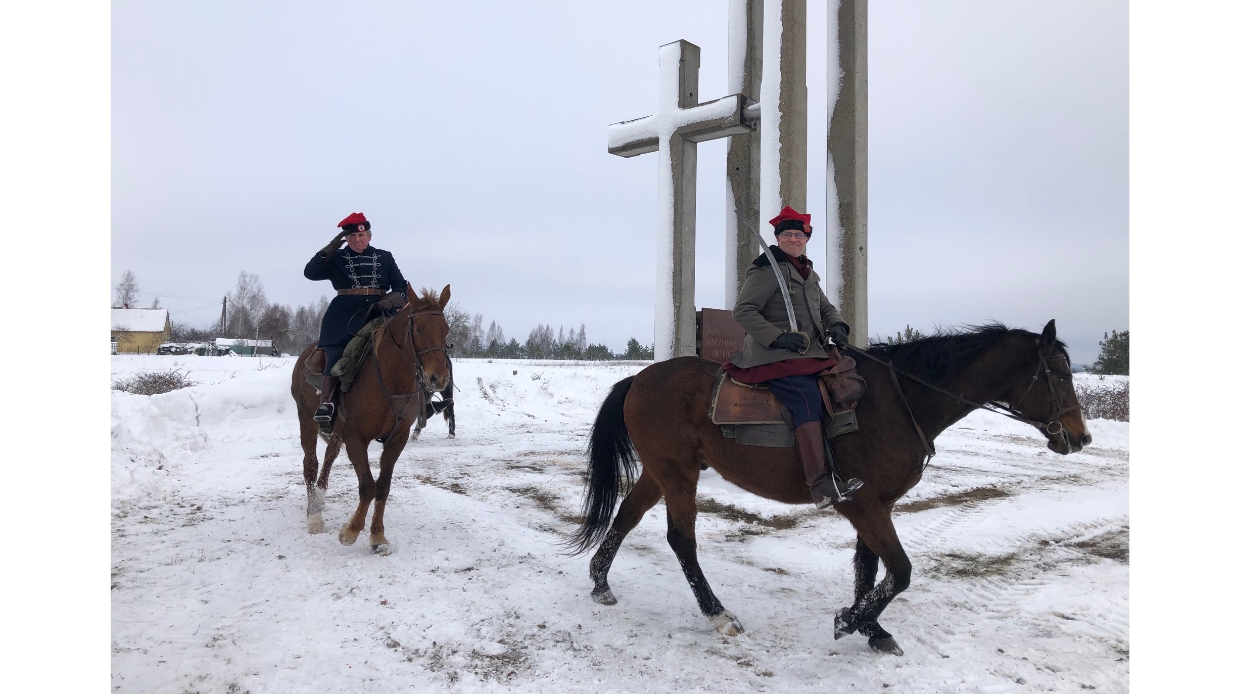 Członkowie Grupy Rekonstrukcji Historycznej "Garnizon Suwałki" uczcili 161. rocznicę wybuchu powstania styczniowego