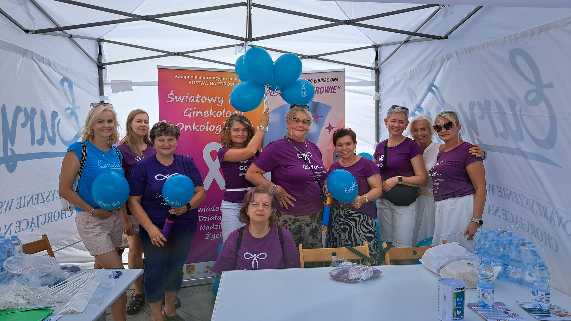 Na Rynku Kościuszki w Białymstoku można było skorzystać z bezpłatnych badań i porad lekarskich