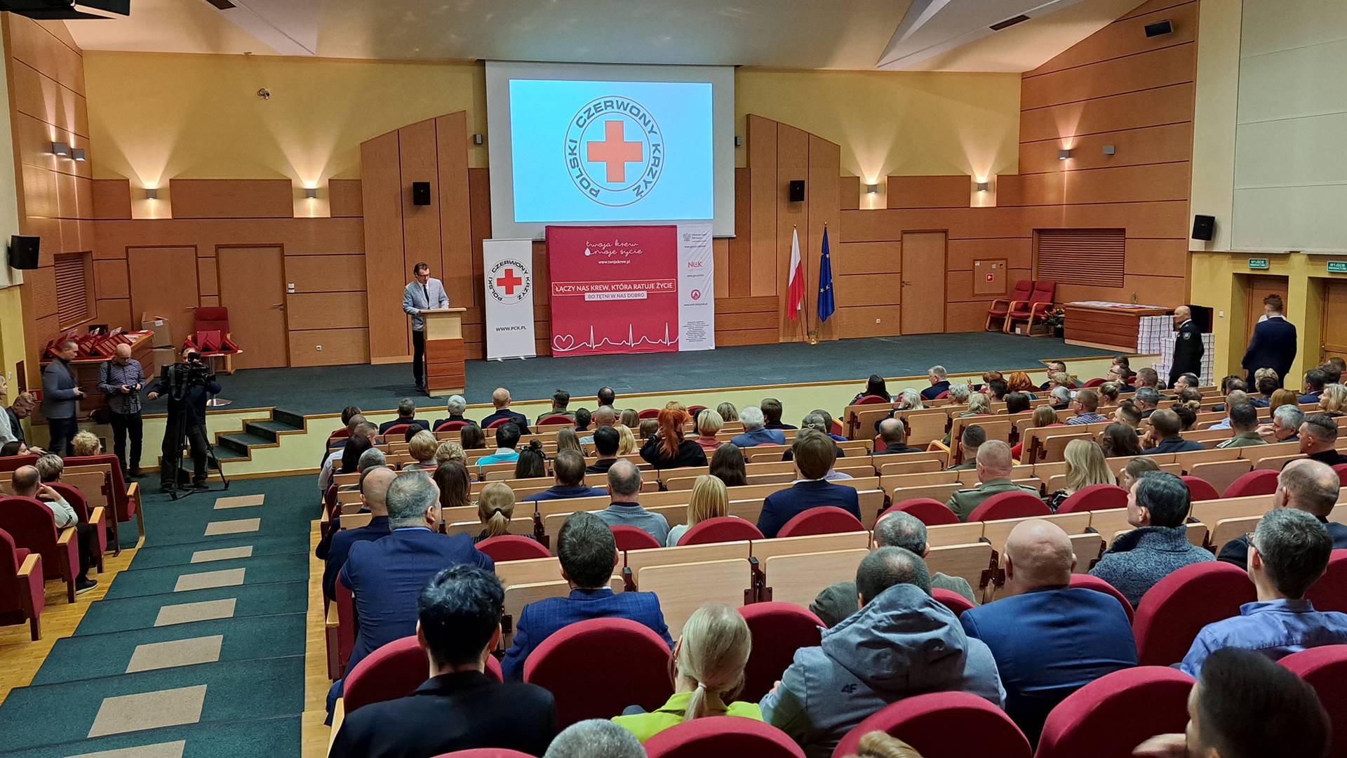 Około 200 osób odebrało w Białymstoku odznaczenia za honorowe oddawanie krwi