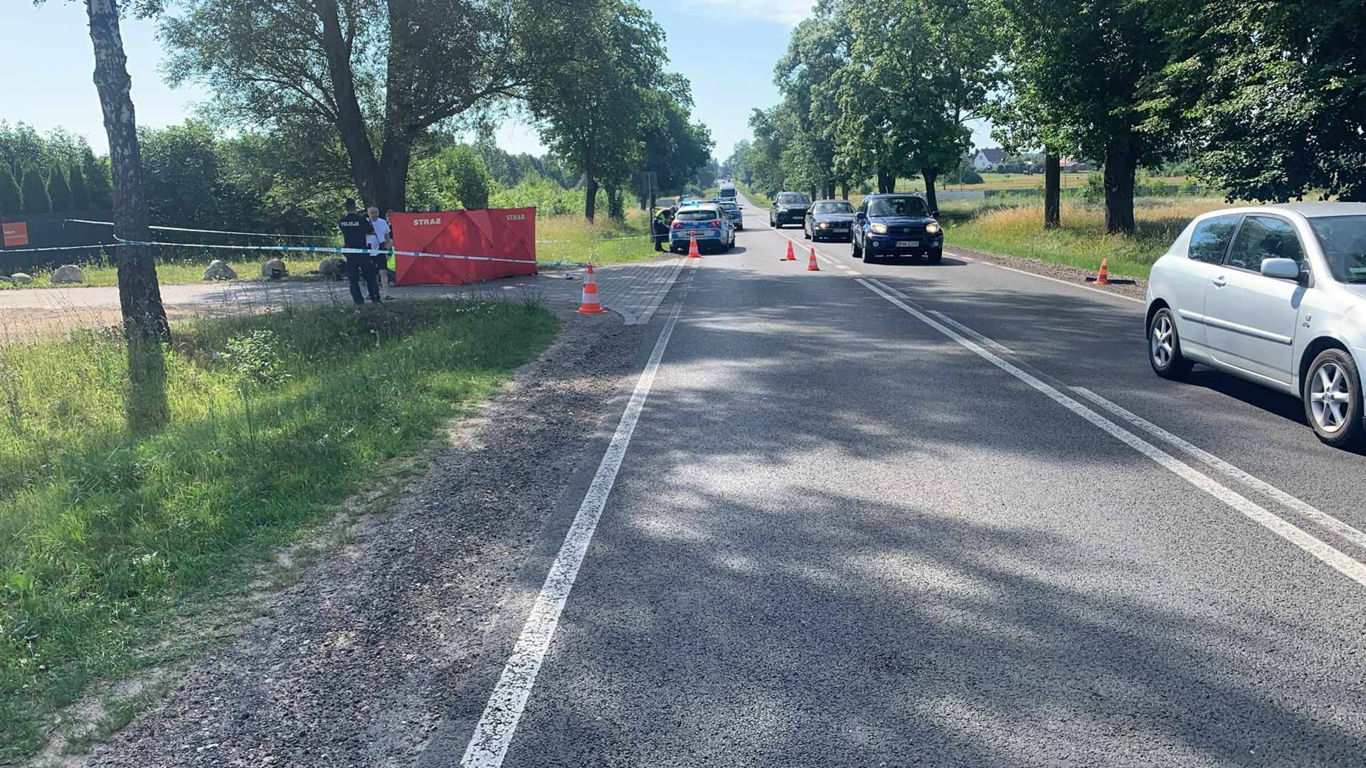 Na podlaskich drogach doszło do śmiertelnych wypadków z udziałem motocyklistów