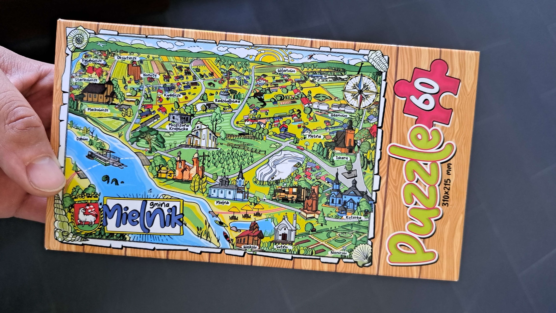 Gmina Mielnik prezentuje interesujący pomysł na promocję za pomocą puzzli