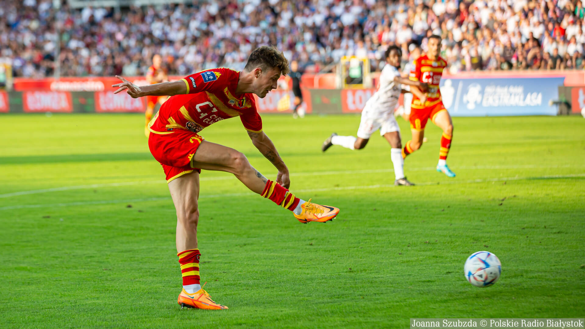 Jagiellonia traci bramkę w 90. min. i remisuje z Górnikiem Zabrze [zdjęcia]