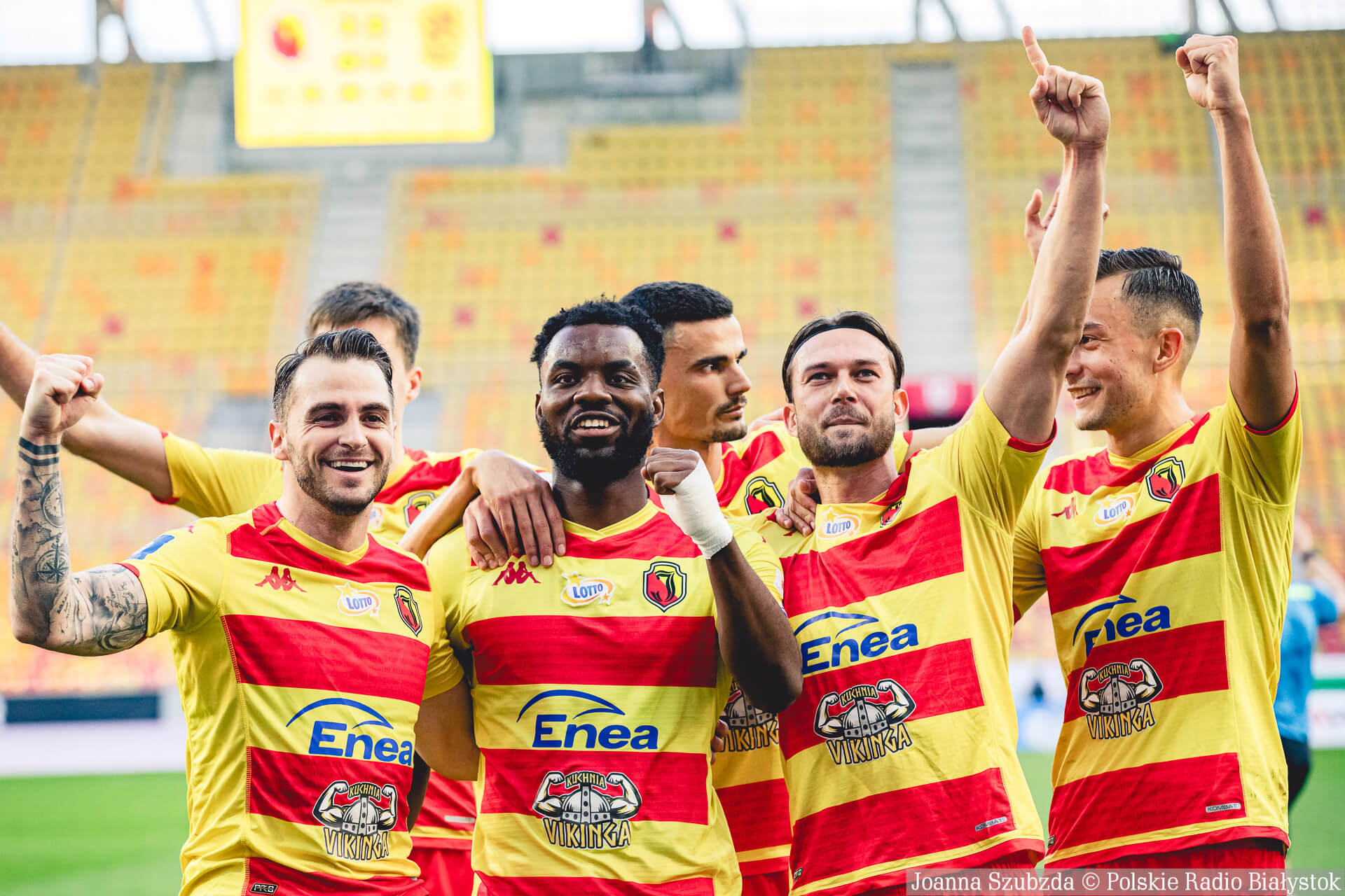 Jagiellonia Białystok udowodniła, że strzela najlepiej - sześć goli w meczu w ŁKS-em Łódź [zdjęcia, wideo]