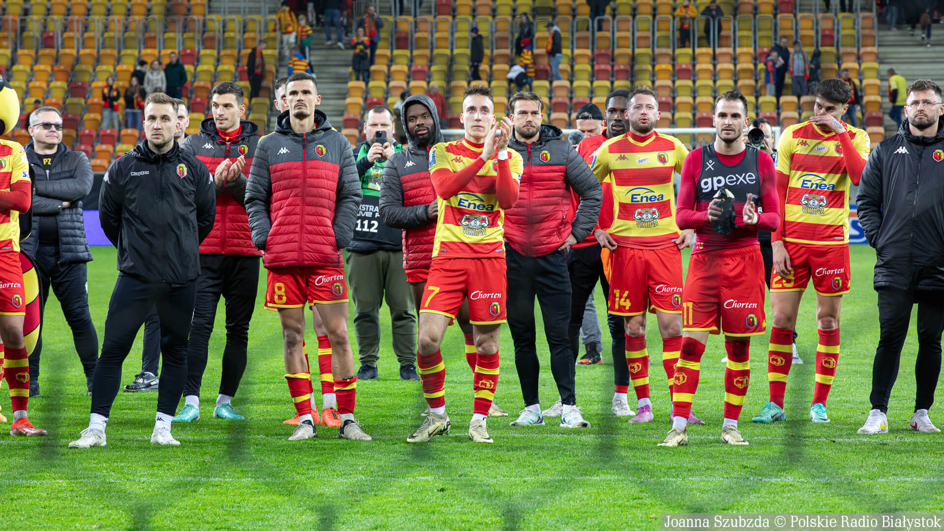 Jagiellonia remisuje z Pogonią Szczecin i wciąż prowadzi w tabeli [zdjęcia, wideo]