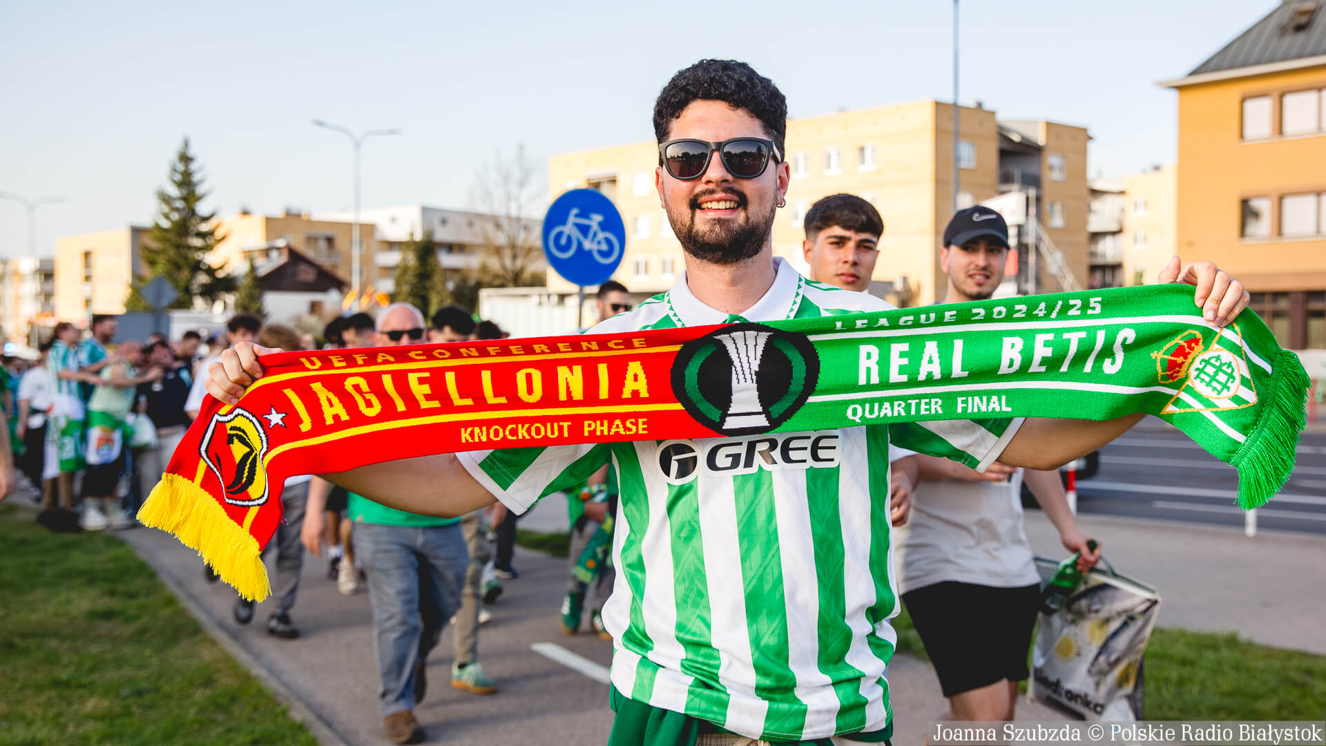 Kibice Realu Betis w Białymstoku [zdjęcia, wideo]