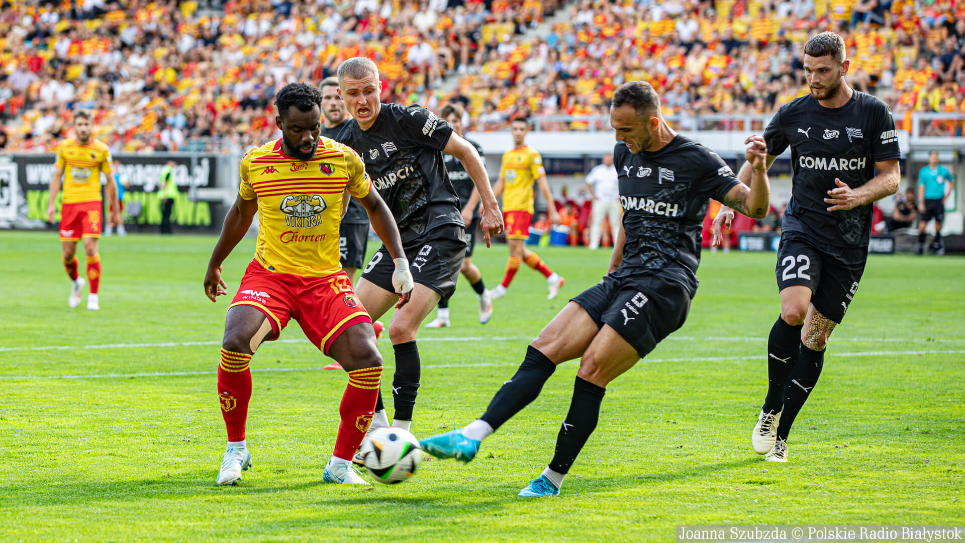 Sześć goli w Białymstoku - Jagiellonia przegrywa z Cracovią [zdjęcia]