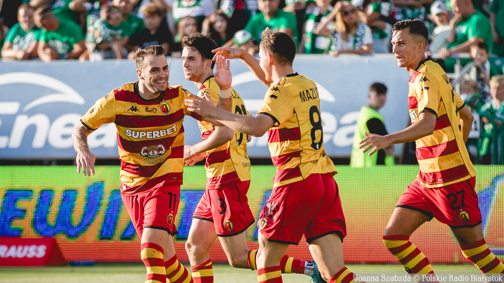 Dwa gole Jesusa Imaza i Jagiellonia wygrywa z Radomiakiem Radom [zdjęcia, wideo]