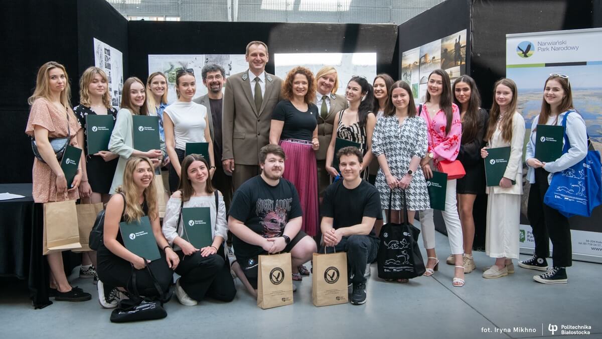 Studenci Politechniki Białostockiej projektowali Narwiański Park Narodowy [zdjęcia]