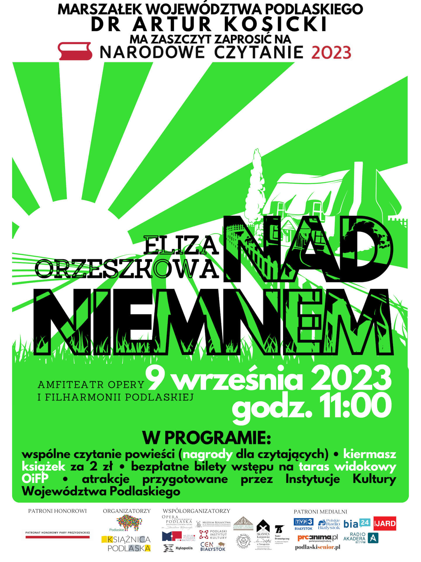 "Nad Niemnem" Elizy Orzeszkowej lekturą 12. odsłony Narodowego Czytania