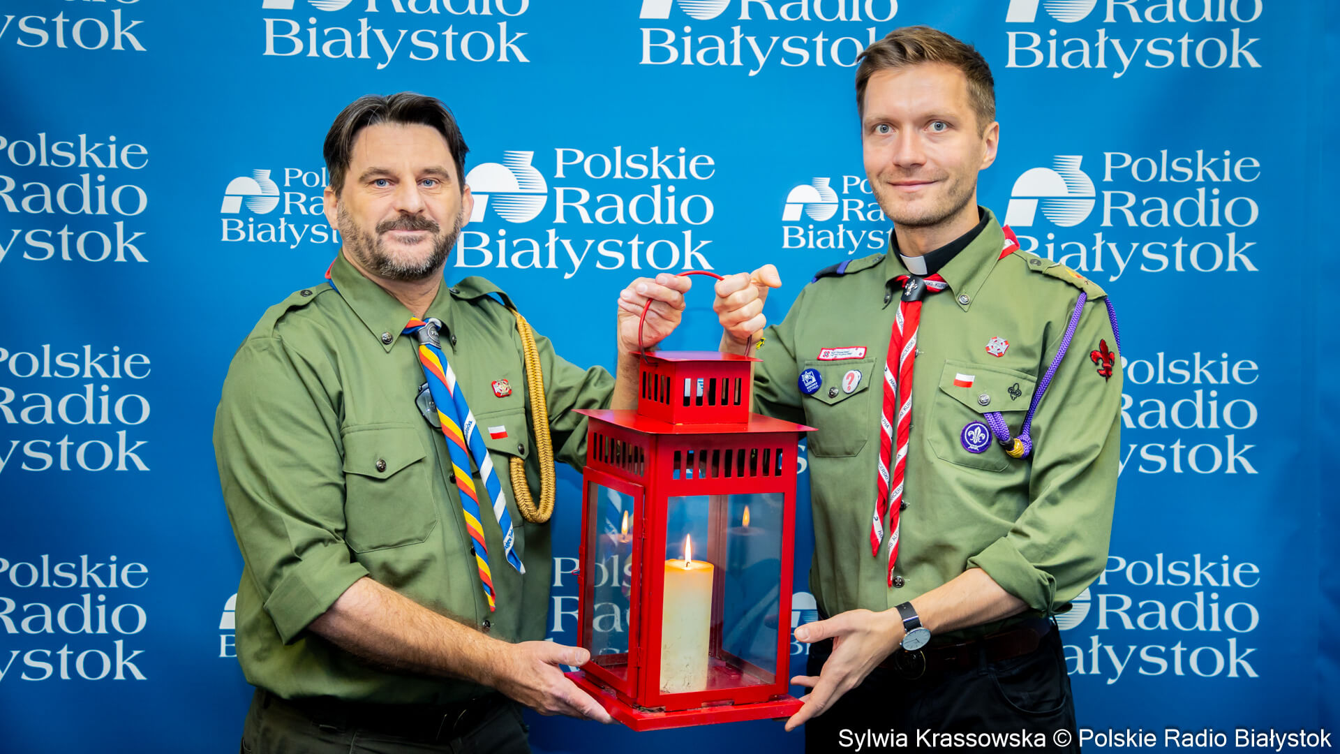 Krzysztof Jakubowski i ks. Tomasz Kozłowski