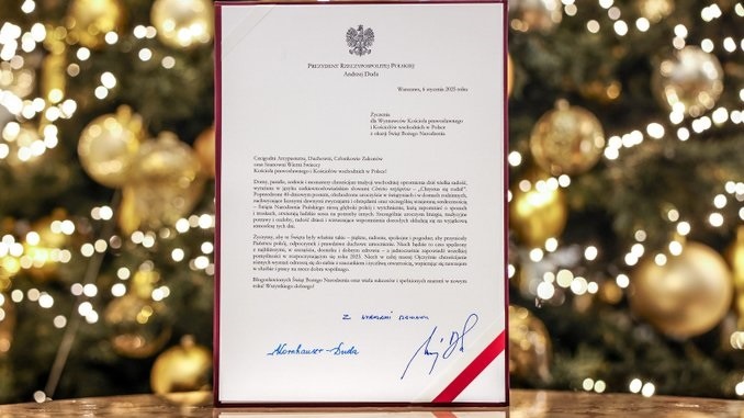 Świąteczne życzenia od pary prezydenckiej oraz przedstawicieli władz