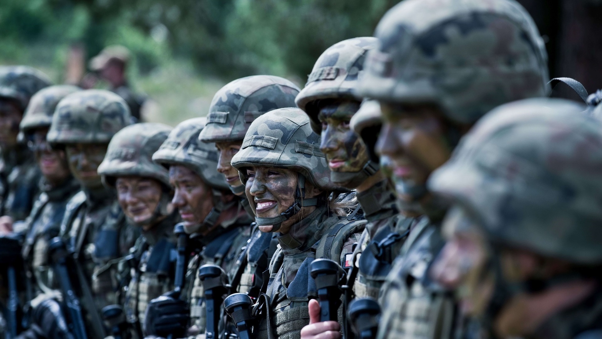 Ćwiczenia terytorialsów przy Andersa