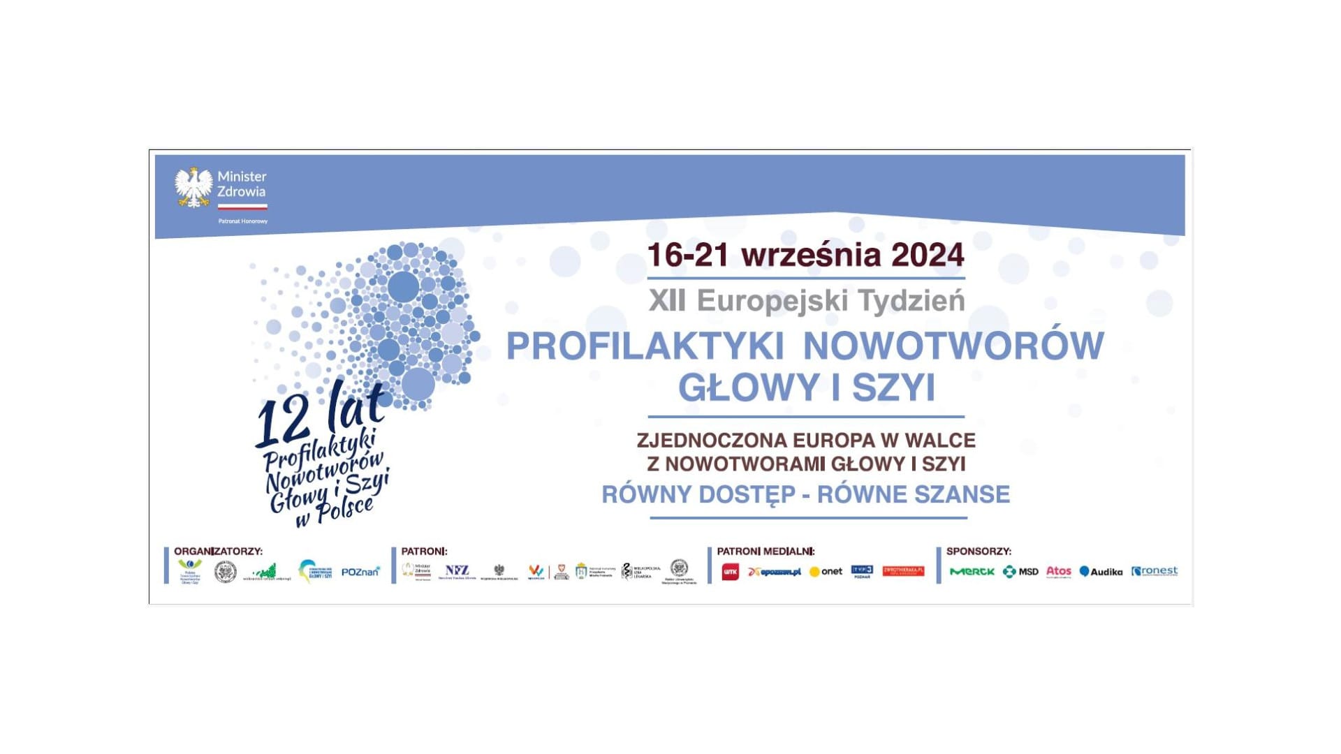 W poniedziałek rozpoczyna się Europejski Tydzień Profilaktyki Nowotworów Głowy i Szyi