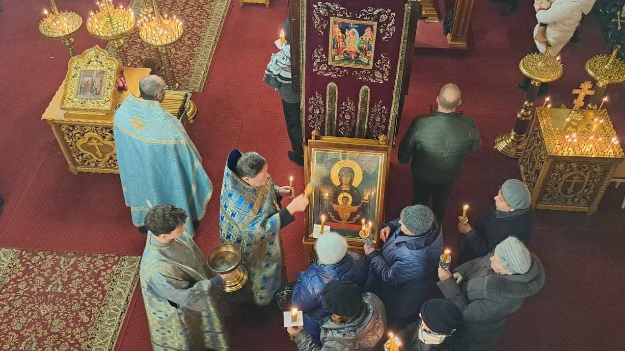 Święcenie gromnic w Cerkwi prawosławnej