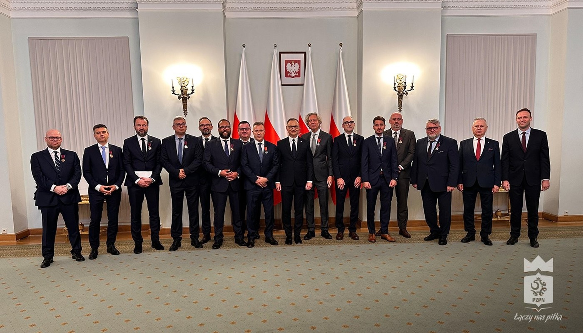 Cezary Kulesza z Krzyżem Kawalerskim Orderu Odrodzenia Polski