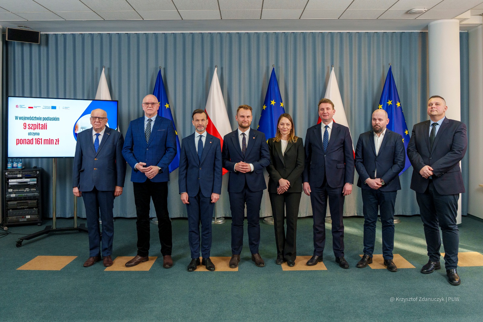 Dziewięć podlaskich szpitali otrzyma łącznie 161 mln zł z KPO