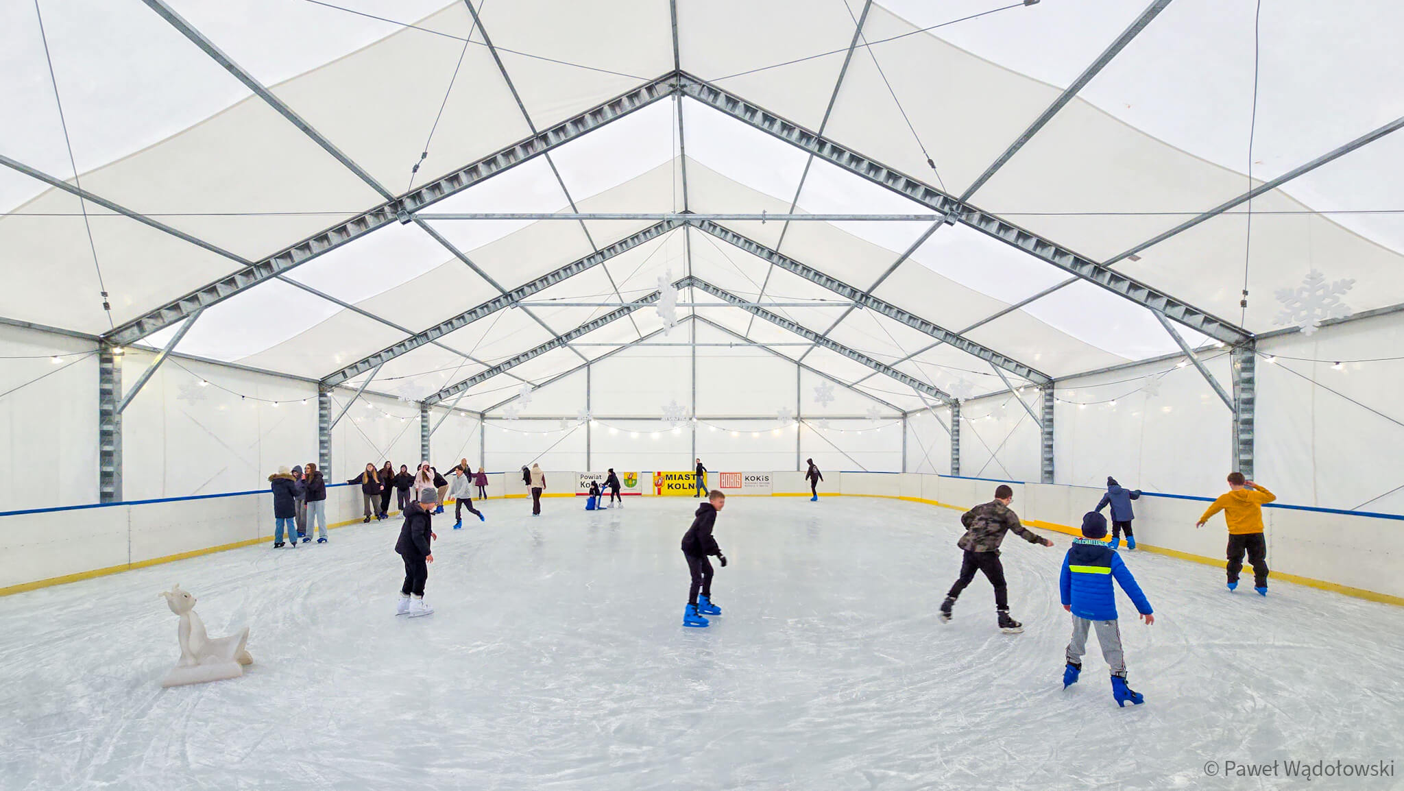 Pierwsze sztuczne lodowisko w Kolnie - nowa atrakcja dla mieszkańców