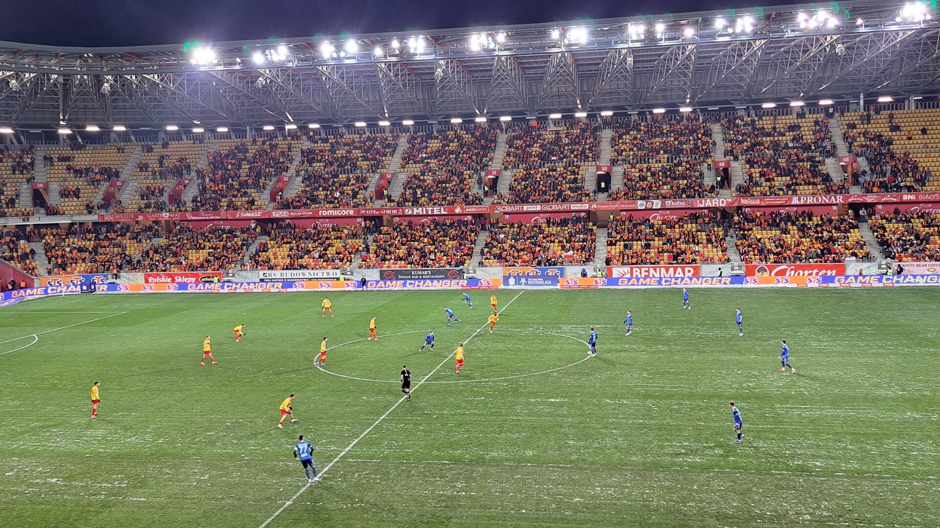 Czerwona kartka, mecz przerwany - Jagiellonia wygrywa z Motorem